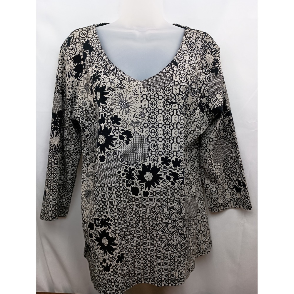 black white rhinestone grunge dark fairy streetwear floral office cotton XL top